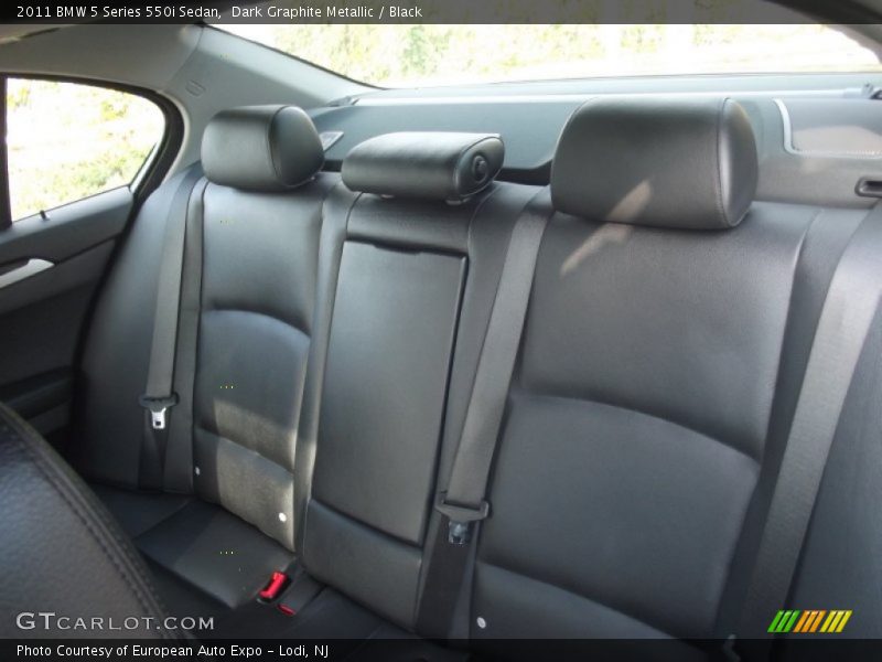 Dark Graphite Metallic / Black 2011 BMW 5 Series 550i Sedan