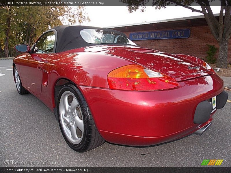 Orient Red Metallic / Graphite Grey 2001 Porsche Boxster