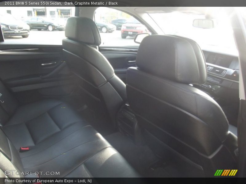 Dark Graphite Metallic / Black 2011 BMW 5 Series 550i Sedan