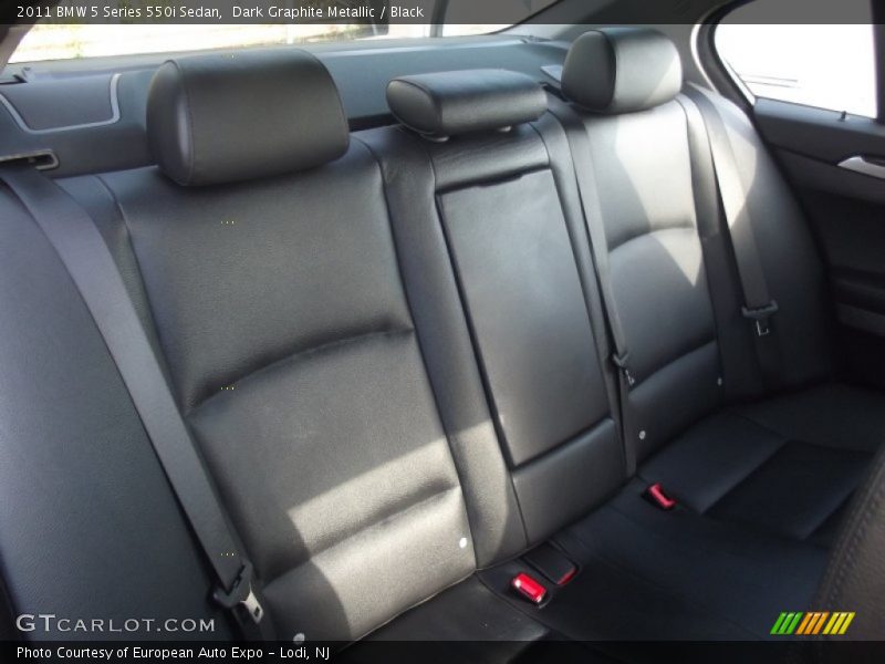 Dark Graphite Metallic / Black 2011 BMW 5 Series 550i Sedan