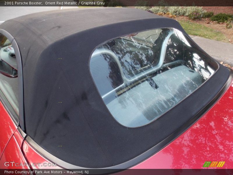 Orient Red Metallic / Graphite Grey 2001 Porsche Boxster