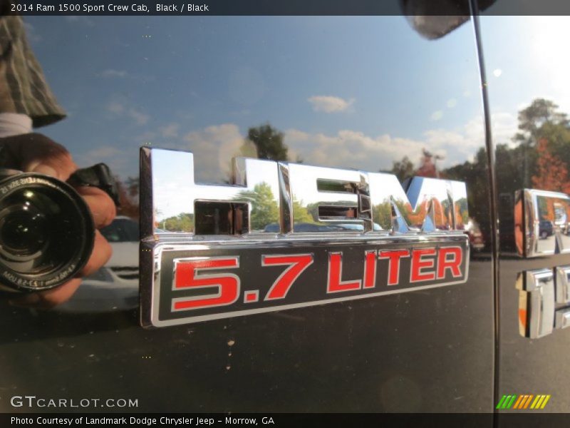 Black / Black 2014 Ram 1500 Sport Crew Cab