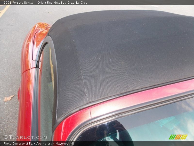 Orient Red Metallic / Graphite Grey 2001 Porsche Boxster