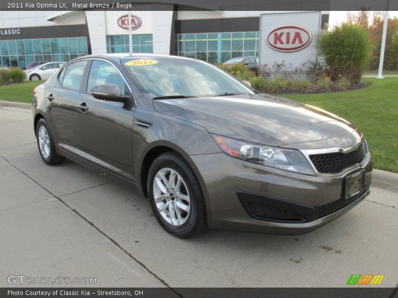 Metal Bronze / Beige 2011 Kia Optima LX