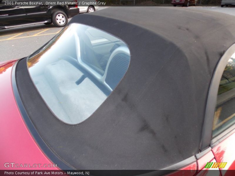 Orient Red Metallic / Graphite Grey 2001 Porsche Boxster