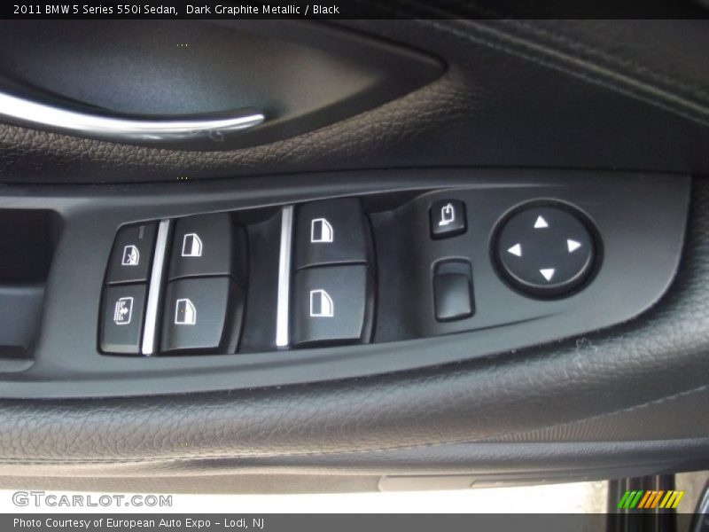 Dark Graphite Metallic / Black 2011 BMW 5 Series 550i Sedan