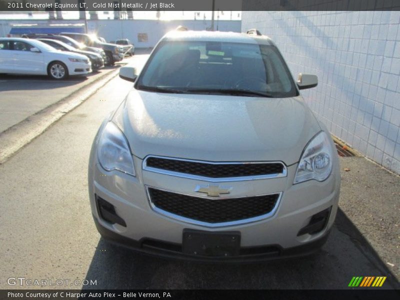 Gold Mist Metallic / Jet Black 2011 Chevrolet Equinox LT