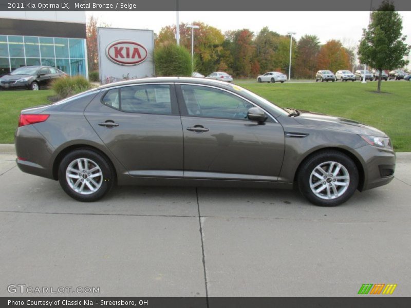 Metal Bronze / Beige 2011 Kia Optima LX