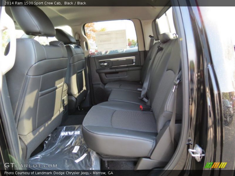 Black / Black 2014 Ram 1500 Sport Crew Cab