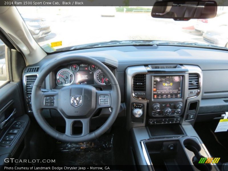 Black / Black 2014 Ram 1500 Sport Crew Cab