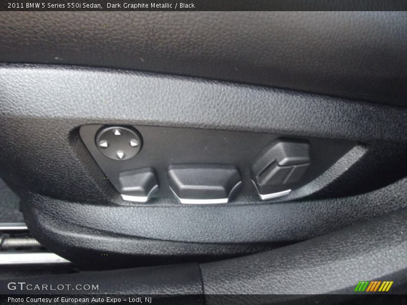Dark Graphite Metallic / Black 2011 BMW 5 Series 550i Sedan