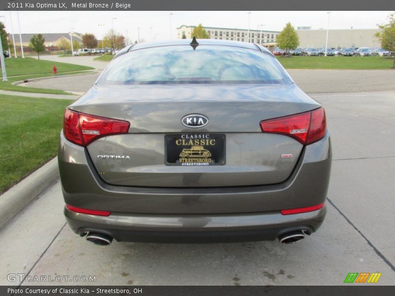 Metal Bronze / Beige 2011 Kia Optima LX