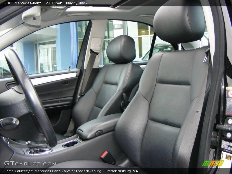 Black / Black 2006 Mercedes-Benz C 230 Sport