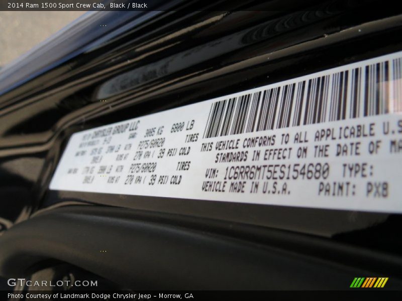 Black / Black 2014 Ram 1500 Sport Crew Cab