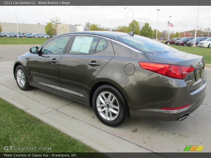 Metal Bronze / Beige 2011 Kia Optima LX