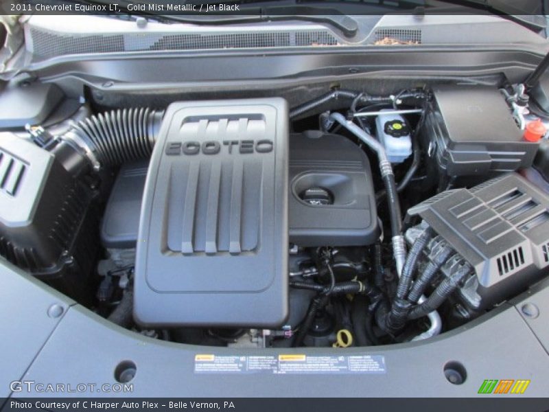 Gold Mist Metallic / Jet Black 2011 Chevrolet Equinox LT