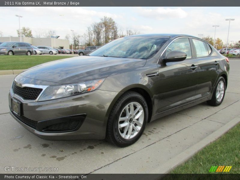 Metal Bronze / Beige 2011 Kia Optima LX