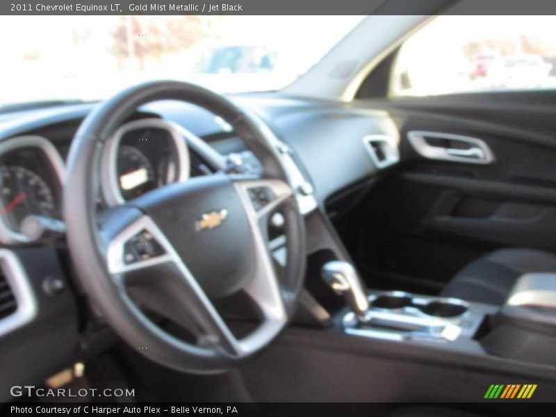Gold Mist Metallic / Jet Black 2011 Chevrolet Equinox LT
