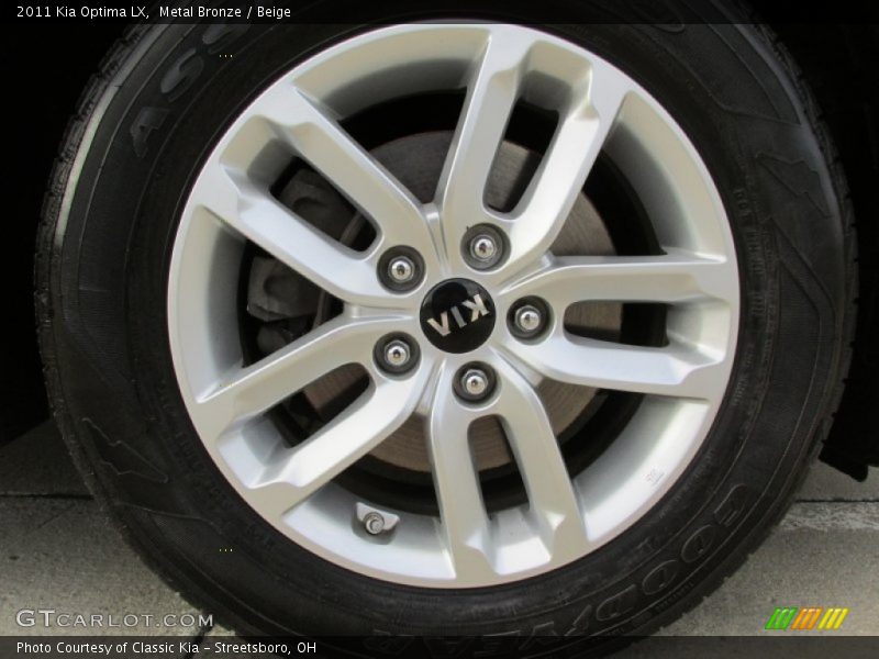 Metal Bronze / Beige 2011 Kia Optima LX