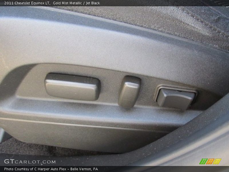 Gold Mist Metallic / Jet Black 2011 Chevrolet Equinox LT
