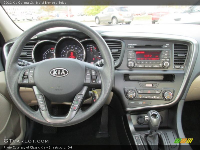 Metal Bronze / Beige 2011 Kia Optima LX