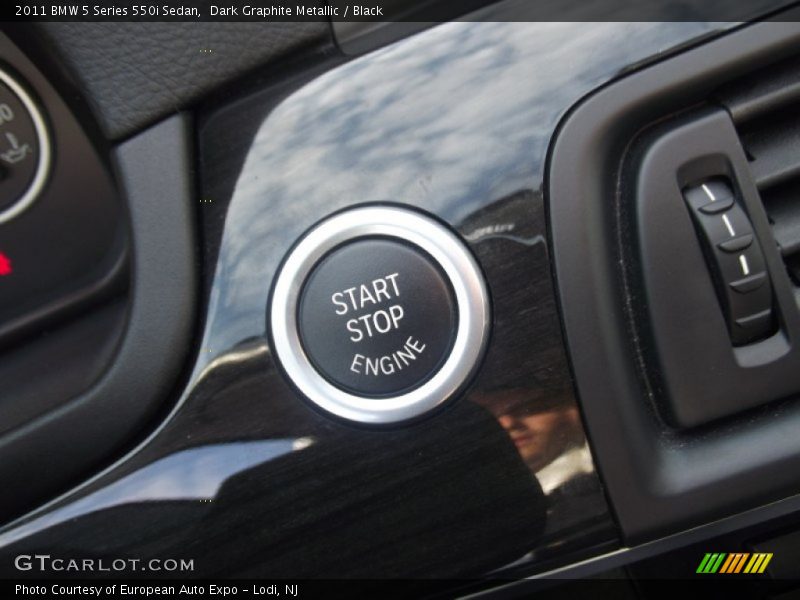 Dark Graphite Metallic / Black 2011 BMW 5 Series 550i Sedan