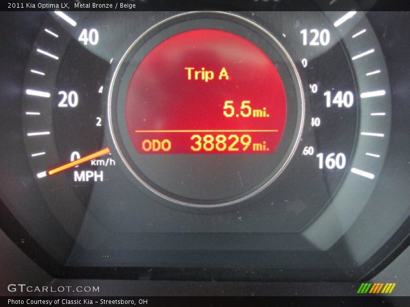 Metal Bronze / Beige 2011 Kia Optima LX