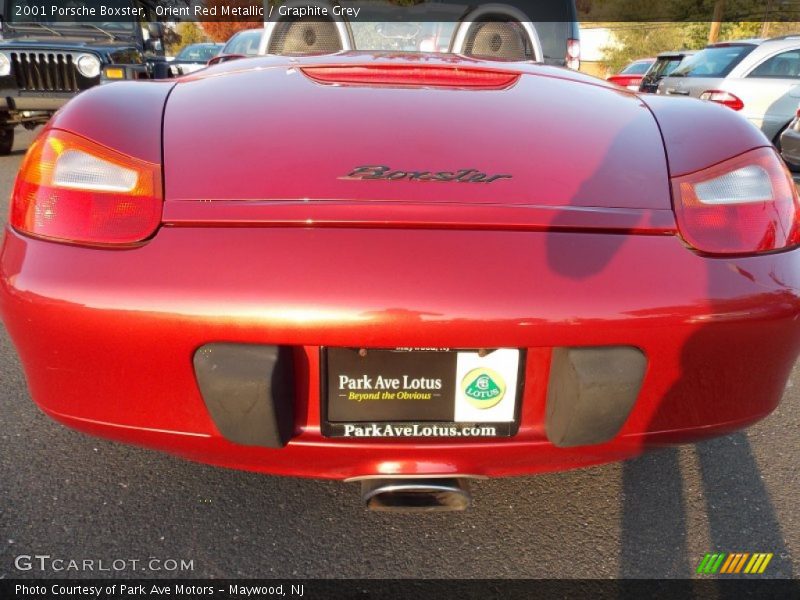 Orient Red Metallic / Graphite Grey 2001 Porsche Boxster