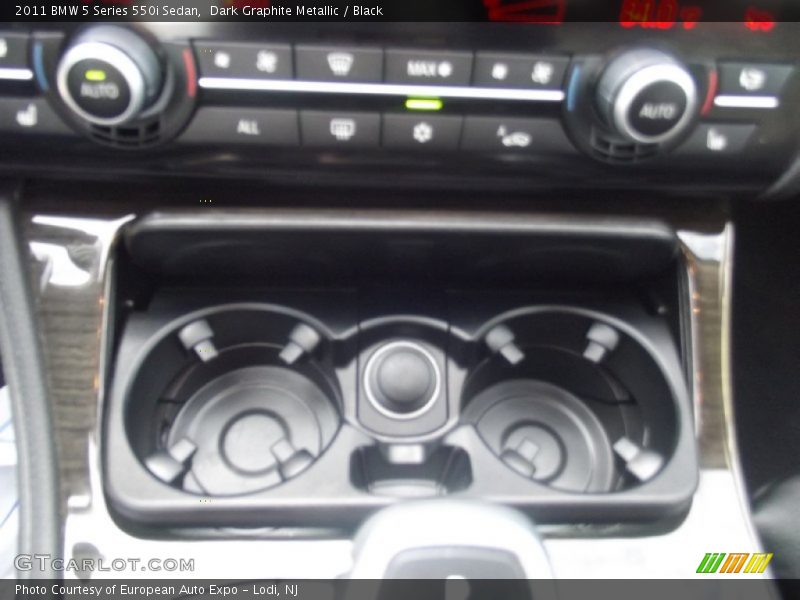 Dark Graphite Metallic / Black 2011 BMW 5 Series 550i Sedan