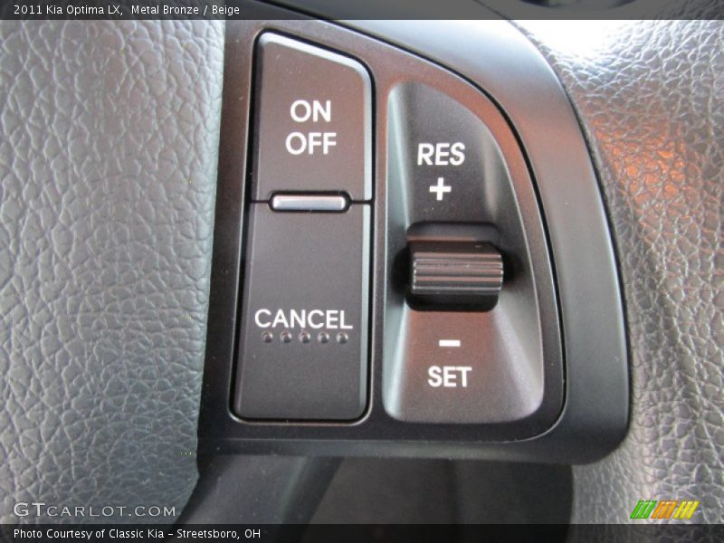 Metal Bronze / Beige 2011 Kia Optima LX