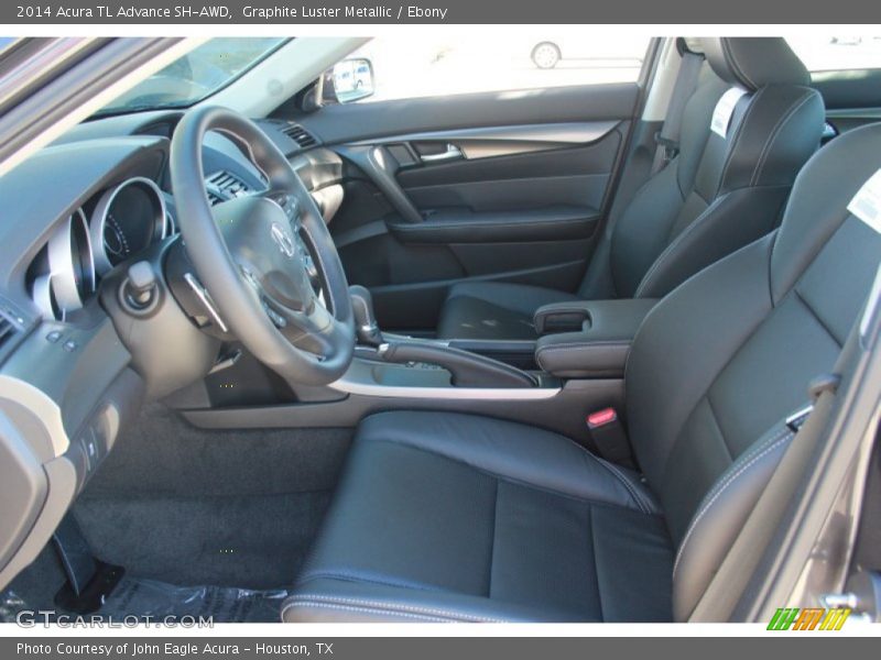 Front Seat of 2014 TL Advance SH-AWD