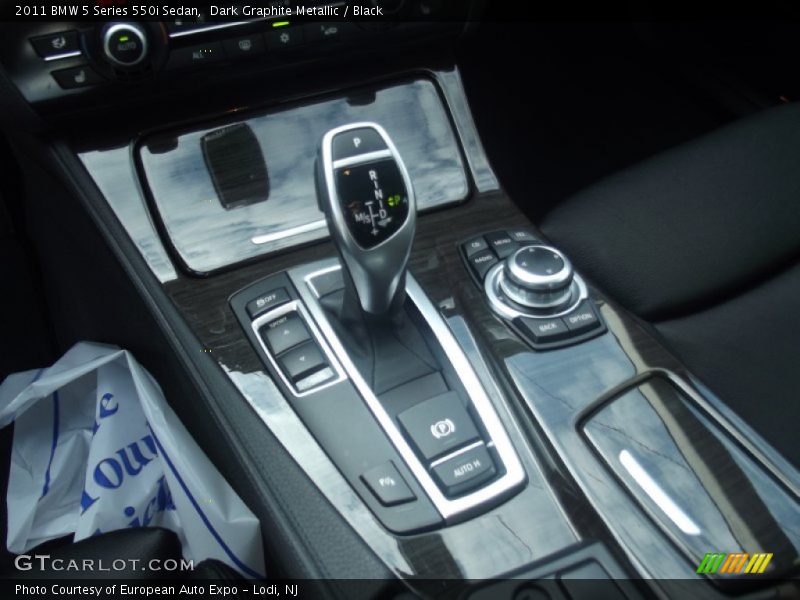 Dark Graphite Metallic / Black 2011 BMW 5 Series 550i Sedan