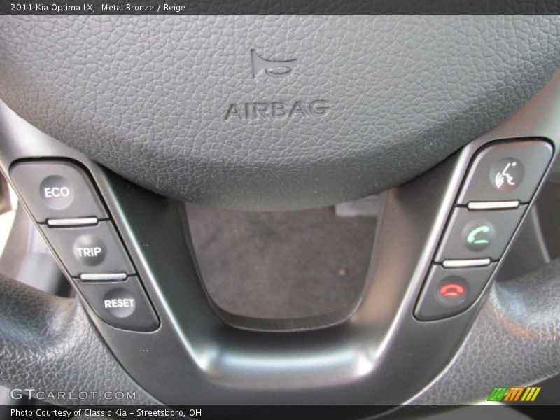 Metal Bronze / Beige 2011 Kia Optima LX