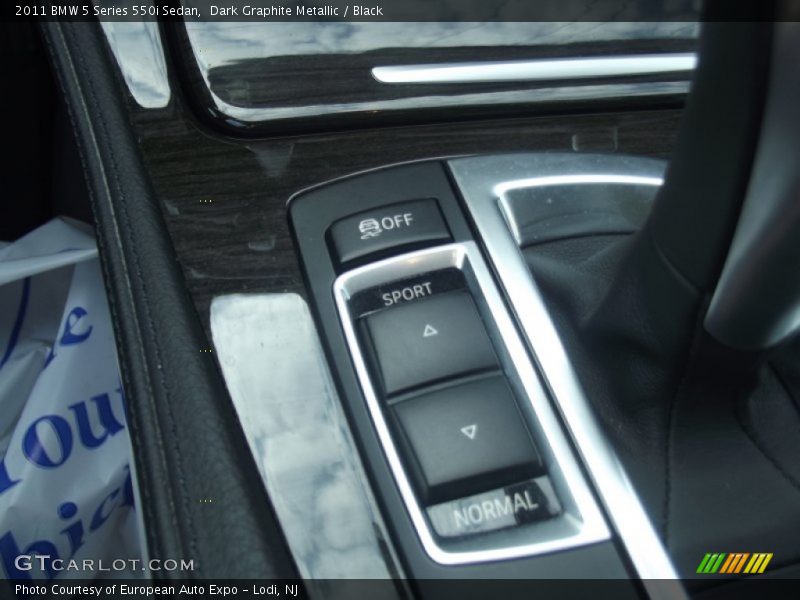 Dark Graphite Metallic / Black 2011 BMW 5 Series 550i Sedan