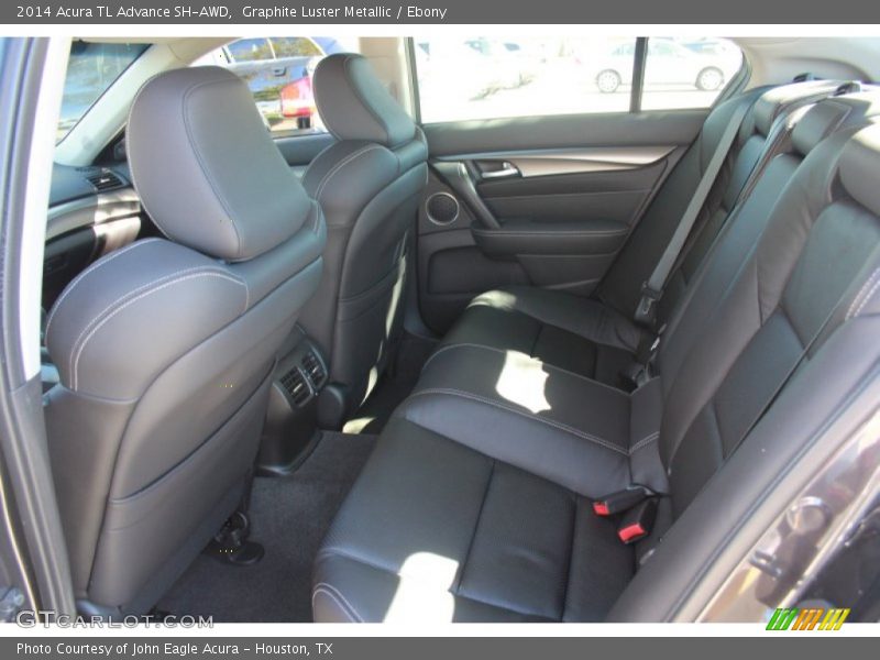 Rear Seat of 2014 TL Advance SH-AWD