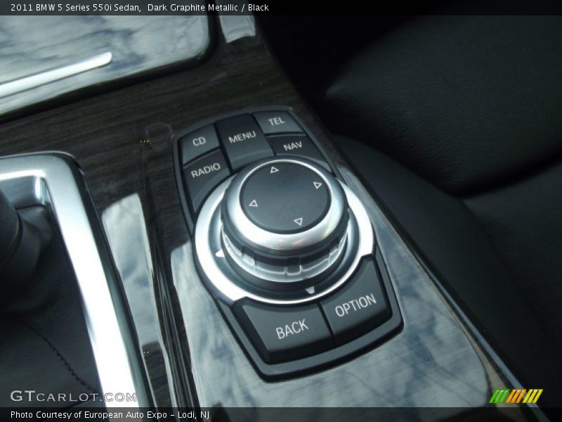 Dark Graphite Metallic / Black 2011 BMW 5 Series 550i Sedan