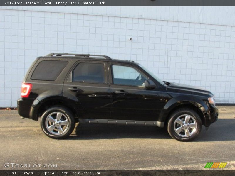 Ebony Black / Charcoal Black 2012 Ford Escape XLT 4WD