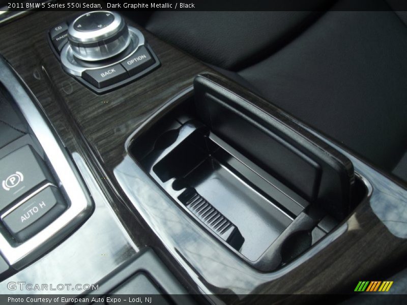 Dark Graphite Metallic / Black 2011 BMW 5 Series 550i Sedan