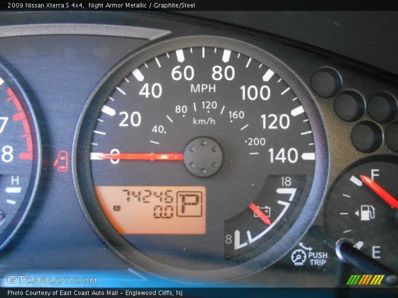 Night Armor Metallic / Graphite/Steel 2009 Nissan Xterra S 4x4