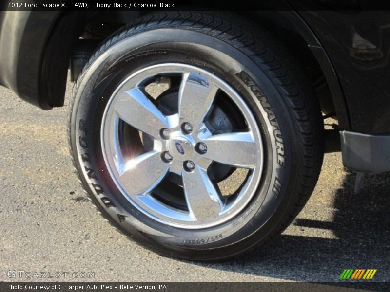 Ebony Black / Charcoal Black 2012 Ford Escape XLT 4WD