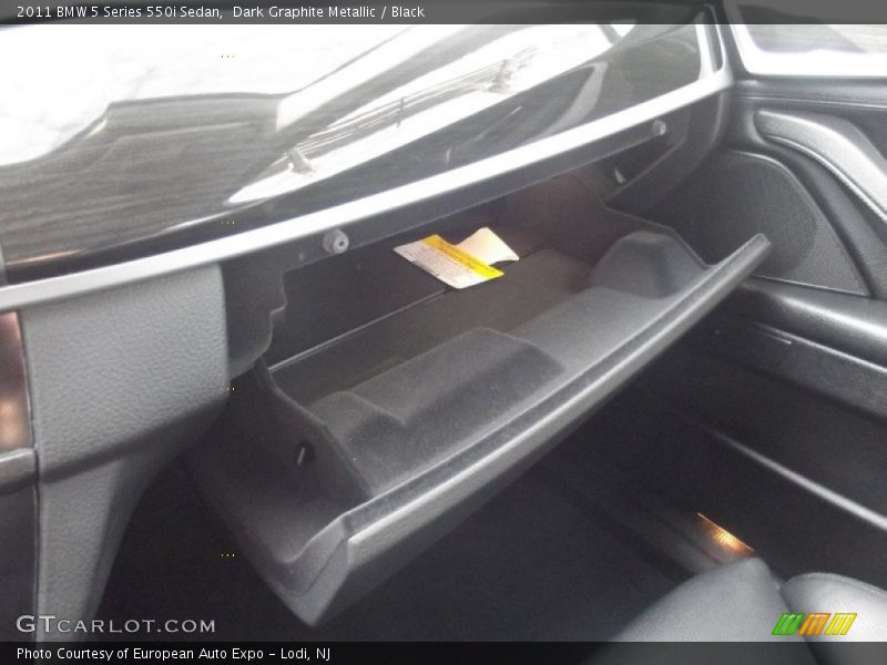 Dark Graphite Metallic / Black 2011 BMW 5 Series 550i Sedan