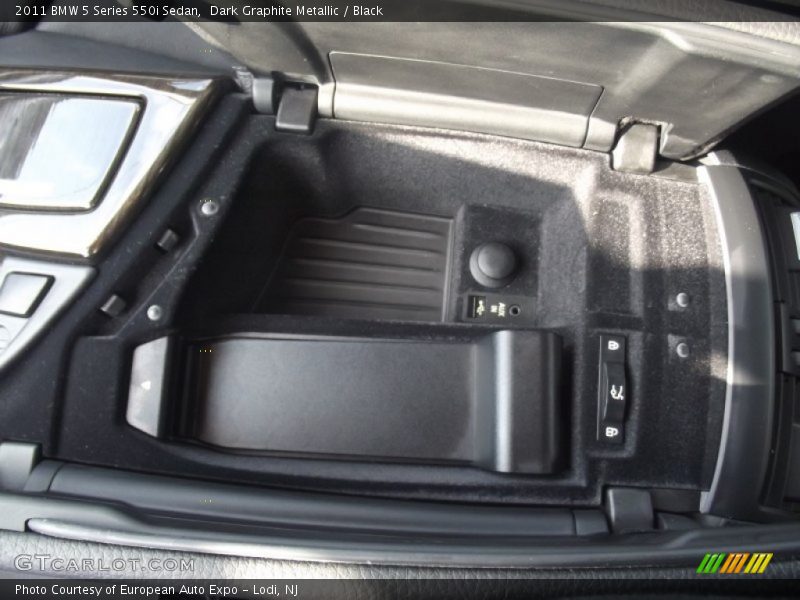 Dark Graphite Metallic / Black 2011 BMW 5 Series 550i Sedan