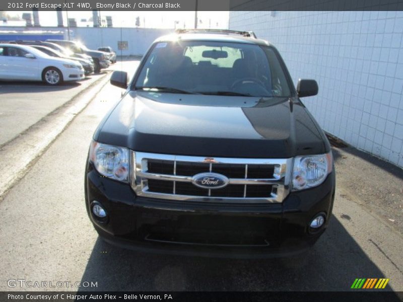 Ebony Black / Charcoal Black 2012 Ford Escape XLT 4WD