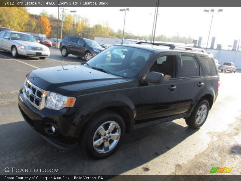 Ebony Black / Charcoal Black 2012 Ford Escape XLT 4WD