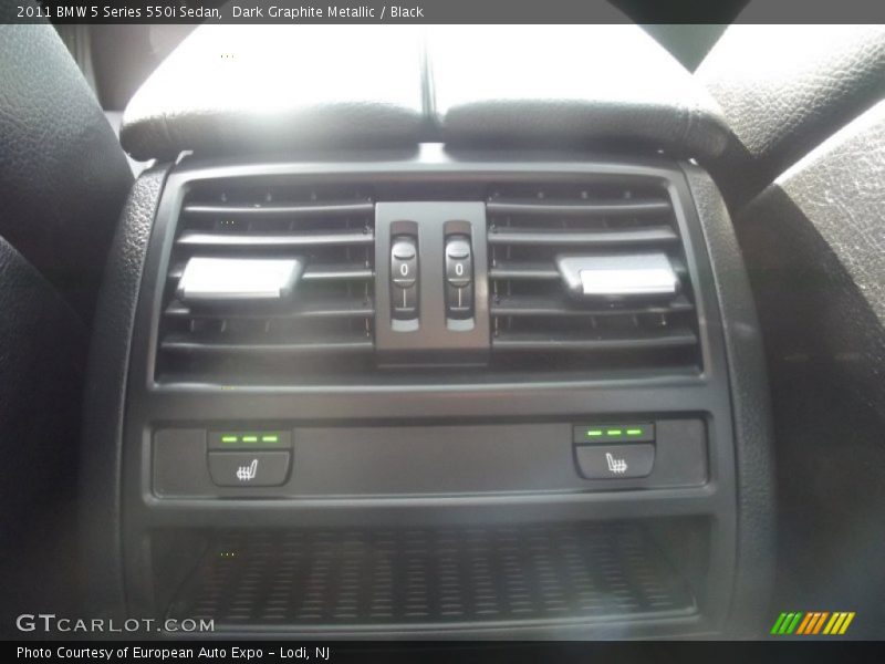 Dark Graphite Metallic / Black 2011 BMW 5 Series 550i Sedan