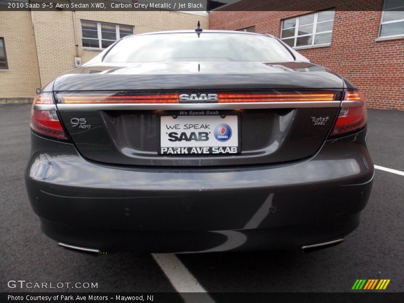 Carbon Grey Metallic / Jet Black 2010 Saab 9-5 Aero Sedan XWD