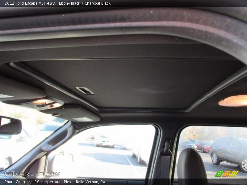 Ebony Black / Charcoal Black 2012 Ford Escape XLT 4WD