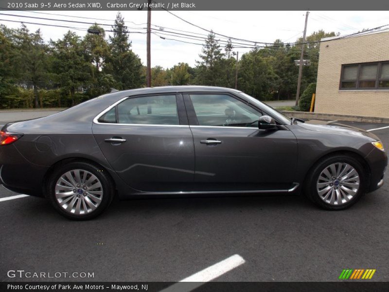 Carbon Grey Metallic / Jet Black 2010 Saab 9-5 Aero Sedan XWD