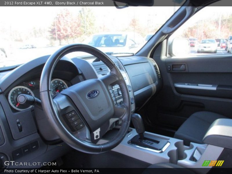 Ebony Black / Charcoal Black 2012 Ford Escape XLT 4WD