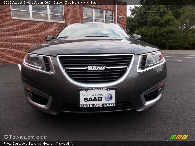 Carbon Grey Metallic / Jet Black 2010 Saab 9-5 Aero Sedan XWD